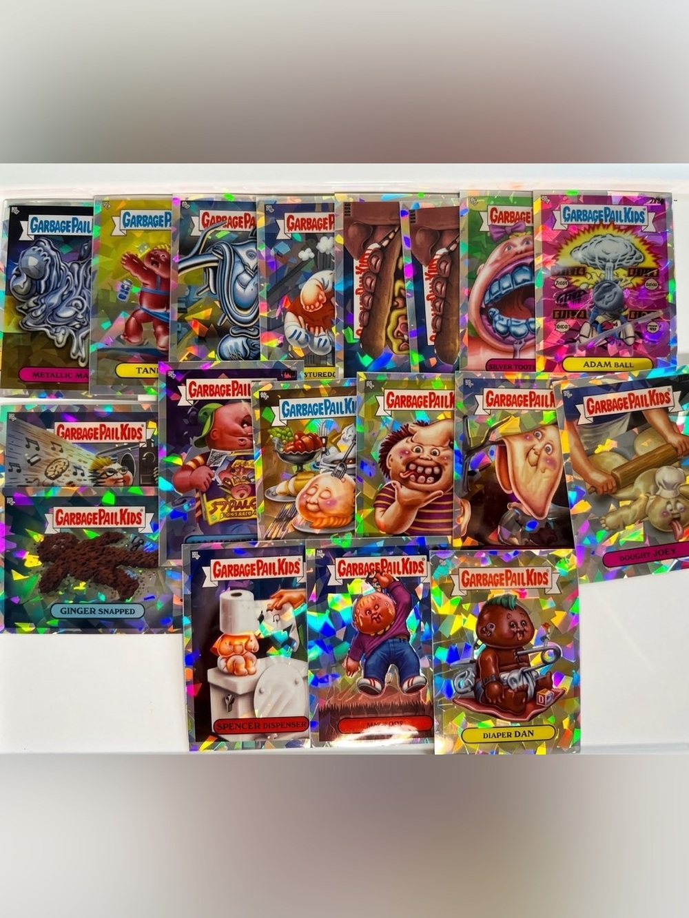 2022 Topps Chrome Garbage Pail Kids Series 5 ATOMIC REFRACTOR 17 Card Lot NM